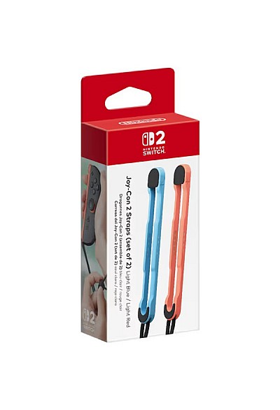 Dragonnes Joy-Con 2 Pour Nintendo Switch 2 Officiel Nintendo (Paire de 2) - Bleue et Rouge