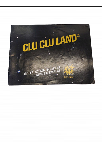 Livret CAN Clu Clu Land NES