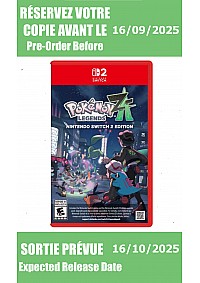 *Précommande* Pokemon Legends Z-A / Switch 2