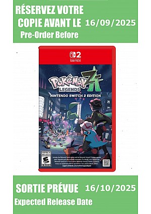 *Précommande* Pokemon Legends Z-A / Switch 2