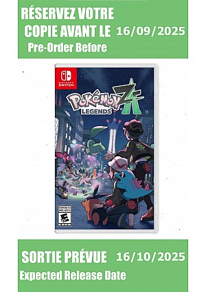*Précommande* Pokemon Legends Z-A / Switch