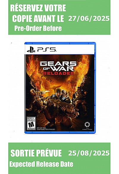 *Précommande* Gears of War Reloaded / PS5