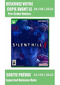 *Précommande* Silent Hill f / Xbox Series X
