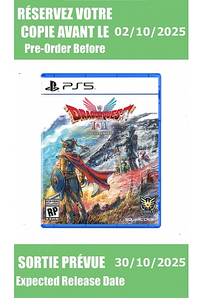 *Précommande* Dragon Quest I & II HD-2D Remake / PS5