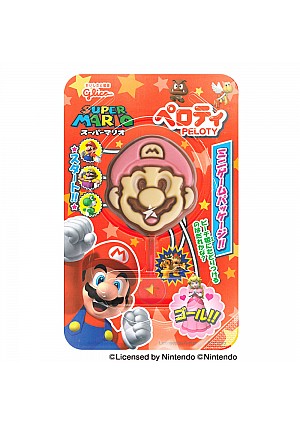 Sucette Au Chocolat Fujiya - Personnage Mario Bros.