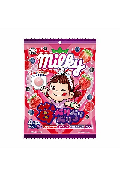 Bonbon Fujiya Milky Au Fraise Et Au Baies - 65g