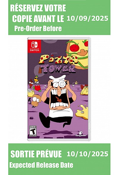 *Précommande* Pizza Tower/Switch