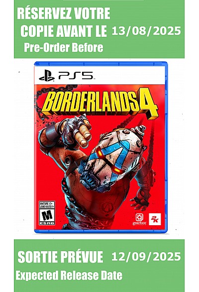*Précommande* Borderlands 4/PS5
