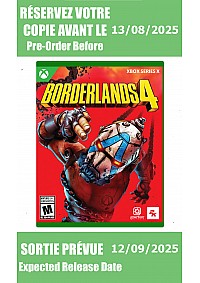 *Précommande* Borderlands 4/Xbox Series X
