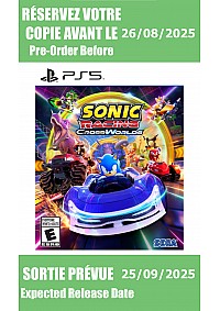 *Précommande* Sonic Racing CrossWorlds/PS5