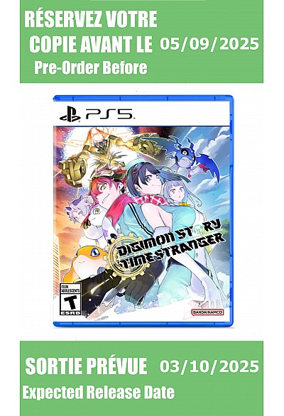 *Précommande* Digimon Story: Time Stranger/PS5