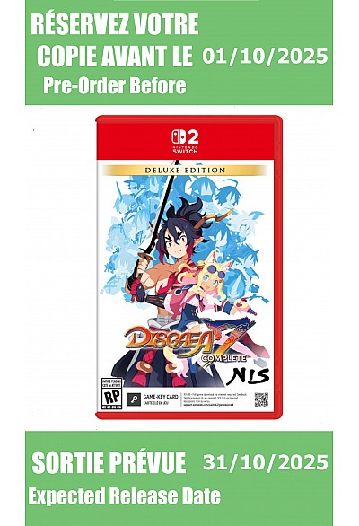 *Précommande* Disgaea 7 Complete Deluxe Edition (Game Key) / Switch 2