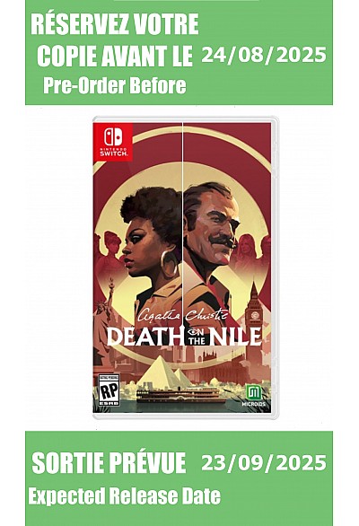 *Précommande* Agatha Christie Death On The Nile / Switch