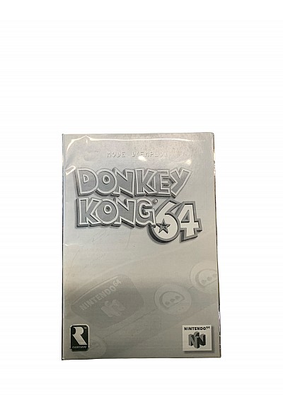Livret U/NUS NDOE-CAN Donkey Kong 64 N64