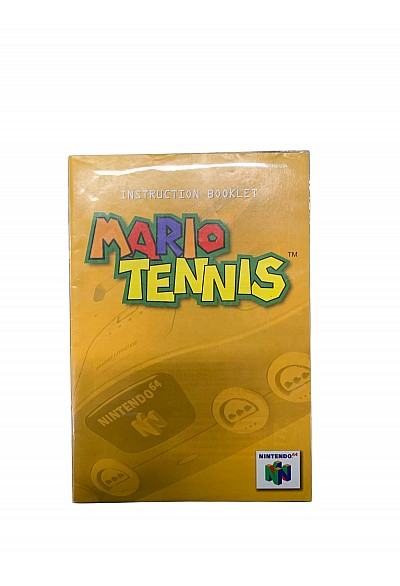 Livret U/NUS-NM8E-USA Mario Tennis N64