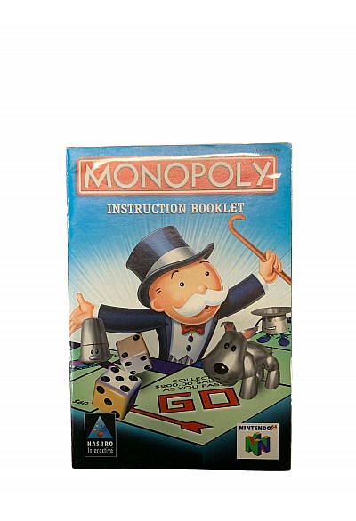 Livret NUS-NM0E-USA Monopoly N64