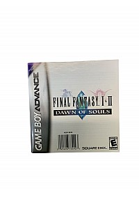 Livret AGB P BFFE Final Fantasy 1&2 Dawn Of Souls GBA