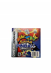 Livret AGB P BPPE Pokemon Pinball Ruby&Sapphire GBA