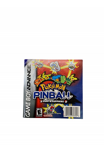 Livret AGB P BPPE Pokemon Pinball Ruby&Sapphire GBA