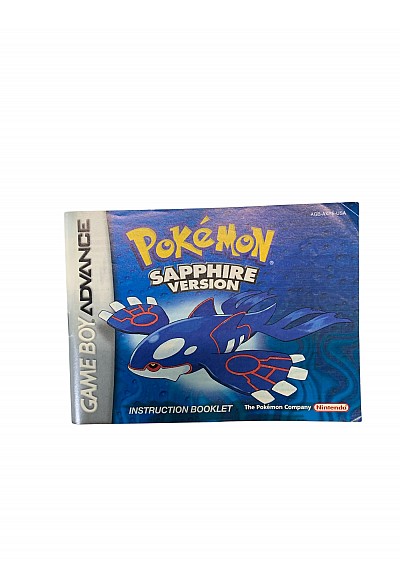 Livret AGB-AXPE-USA Pokemon Sapphire GBA