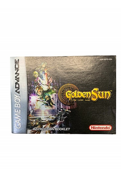 Livret AGB-AGFE-USA Golden Sun The Lost Age GBA