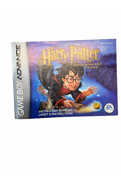 Livret AGB-AHRE-USA Harry Potter And The Philosopher's Stone GBA
