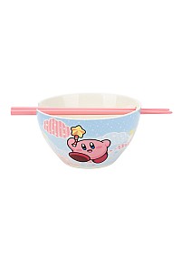 Bol A Ramen En Céramique Et Baguette - Kirby
