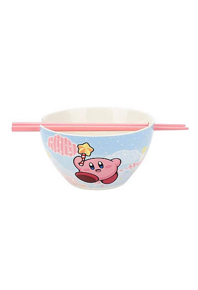 Bol A Ramen En Céramique Et Baguette - Kirby