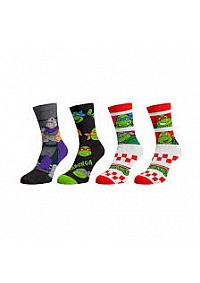 Ensemble De 3 Paires De Chaussettes Par Bioworld - Teenage Mutant Ninja Turtle