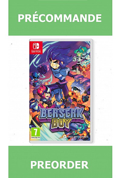 *Précommande* Bersek Boy (Version Europenne) / Switch 07/08/2025 59.99$