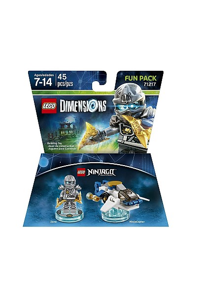 Pack Lego Dimension Ninjago Zane, Ninja copter (#71217)