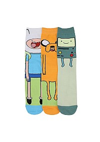 Ensemble De 3 Paires De Chaussettes Par Bioworld - Adventure Time