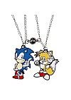 Ensemble De 2 Collier Sonic Par Bioworld - Sonic Et Tails