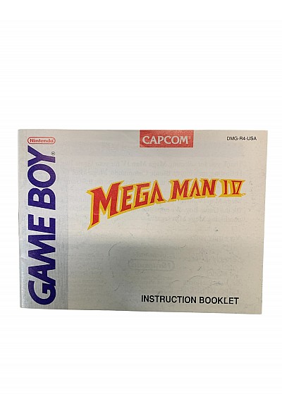 Livret DMG-R4-USA Mega Man IV Game Boy