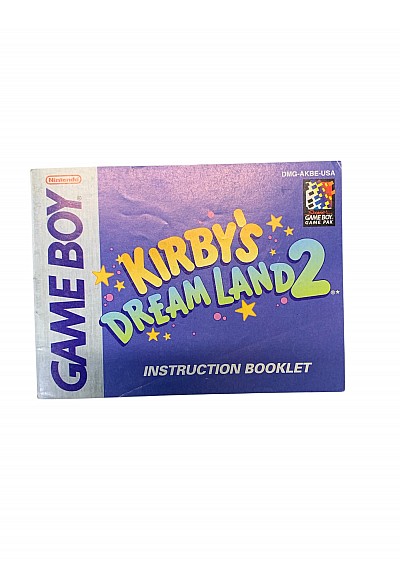 Livret DMG-AKBE-USA Kirby's Dream Land 2 Game Boy