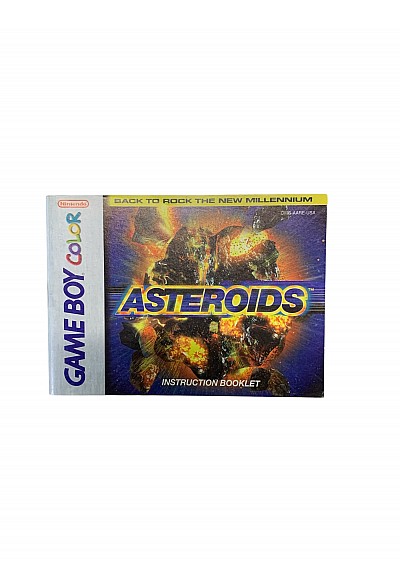 Livret DMG-AARE-USA Asteroids Game Boy Color