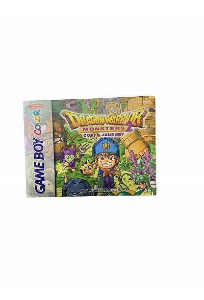 Livret DMG-BQLE-USA Dragon Warrior Monsters 2 Cobi's Journey Game Boy Color