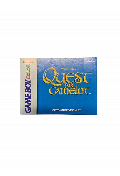 Livret U/DMG-ACNE-USA Quest For Camelor Game Boy Color