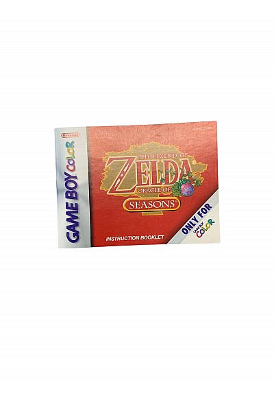 Livret CGB-AZ7E-USA The Legend Of Zelda Oracle Of Seasons Game Boy Color