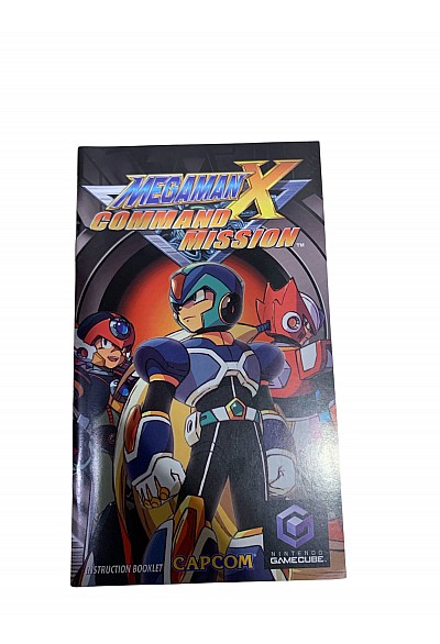 Livret Mega Man X Command Mission GameCube