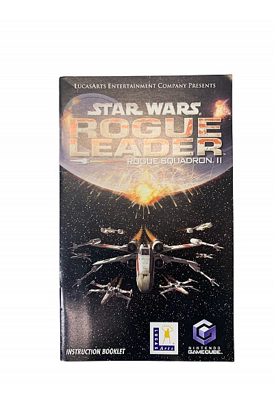 Livret Star Wars Rogue Leader Rogue Squadron II GameCube