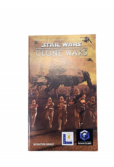 Livret Star Wars The Clone Wars GameCube