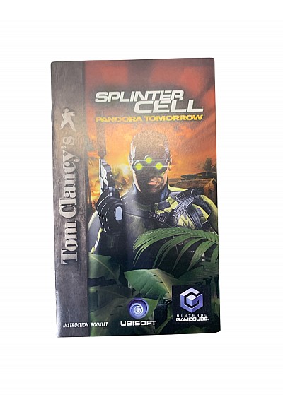 Livret Splinter Cell Pandora Tomorrow GameCube