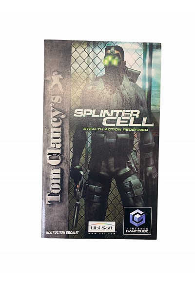 Livret Splinter Cell GameCube
