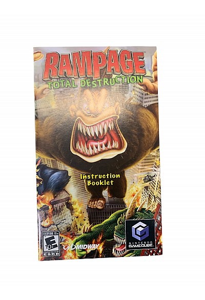 Livret Rampage Total Destruction GameCube