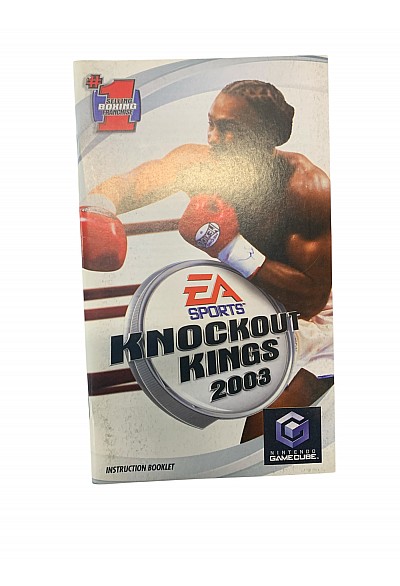 Livret Knockout Kings 2003 GameCube