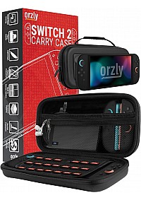 Étui de Transport Rigide pour Nintendo Switch 2 Par Orzly - Noir
