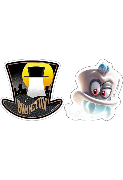 Autocollant Style Travel Sticker - Super Mario Odyssey Cap Kingdom