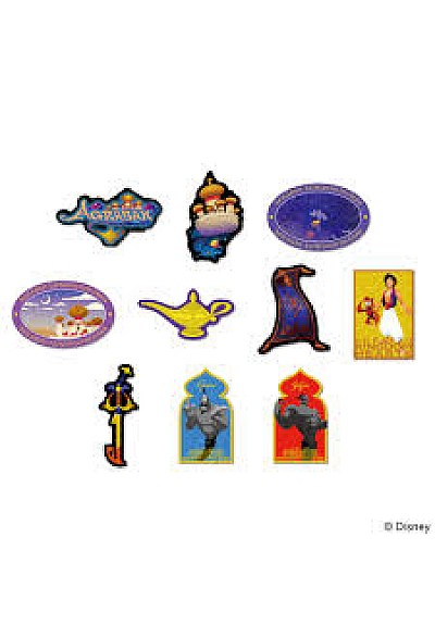 Ensemble De Dix Autocollants Style Travel Sticker Kingdom Heart- Agrabah