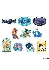 Ensemble De Dix Autocollants Style Travel Sticker Kingdom Heart- Atlantica
